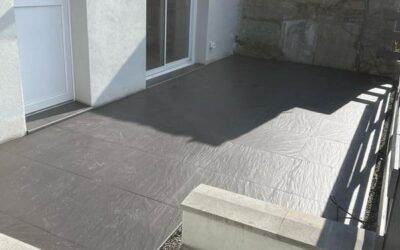 Pose de carrelage extérieur