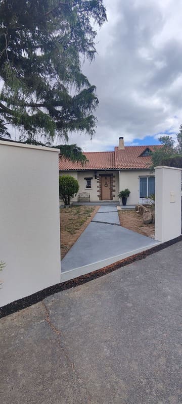Rénovation de la voie d'accès d'une maison