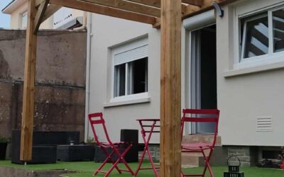 Création d&rsquo;une pergola